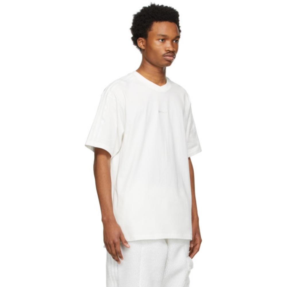 Ivy Park Adidas Unisex White Short Sleeve 3 Stripe T-shirt